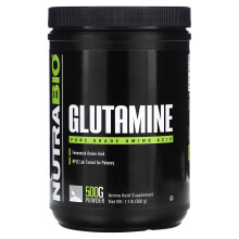 NutraBio, Glutamine, 1,1 lb (500 g)