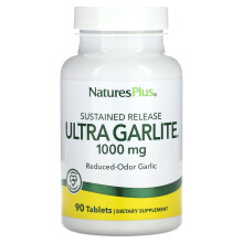 NaturesPlus, Verzögerte Freisetzung Ultra Garlite, 1.000 mg, 90 Tabletten