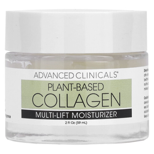 Advanced Clinicals, Collagène Végétal, Hydratant Multi-Lift, 2 fl oz (59 ml)