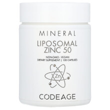 Codeage, Mineral, Liposomales Zink 50, 100 Kapseln