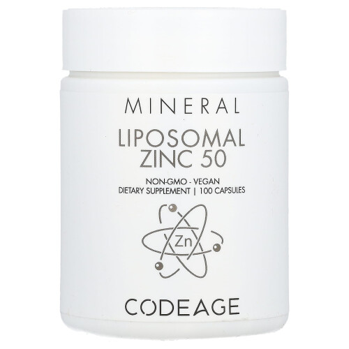 Codeage, Mineral, Liposomales Zink 50, 100 Kapseln