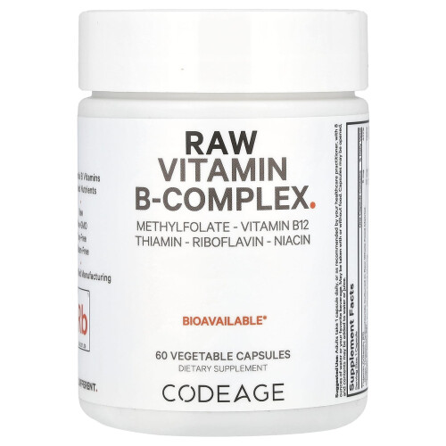 Codeage, Complexe brut de vitamines B, 60 gélules végétales