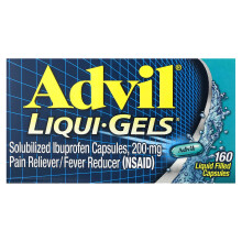 Advil, Liqui-Gels, 200 mg, 160 flüssigkeitsgefüllte Kapseln