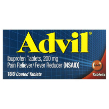 Advil, Comprimés d'Ibuprofène, 200 mg, 100 Comprimés Enrobés