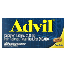 Advil, Ibuprofen Tabletten, 200 mg, 100 Überzogene Kapseltabletten