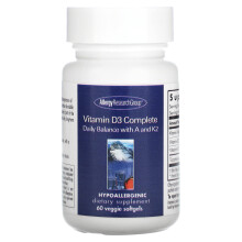 Allergy Research Group, Vitamin D3 Complete, 60 Veggie-Weichkapseln