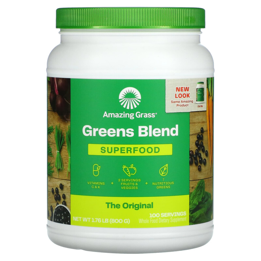Amazing Grass , Greens Blend Superfood, The Original, 1.76 Lb (800 G)