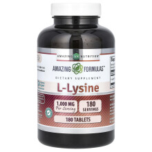 Amazing Nutrition, Amazing Formulas, L-Lysin, 1.000 mg, 180 Tabletten