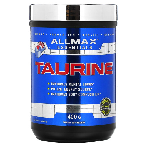 ALLMAX, Taurin, unaromatisiert, 3 g, 14,11 oz (400 g)