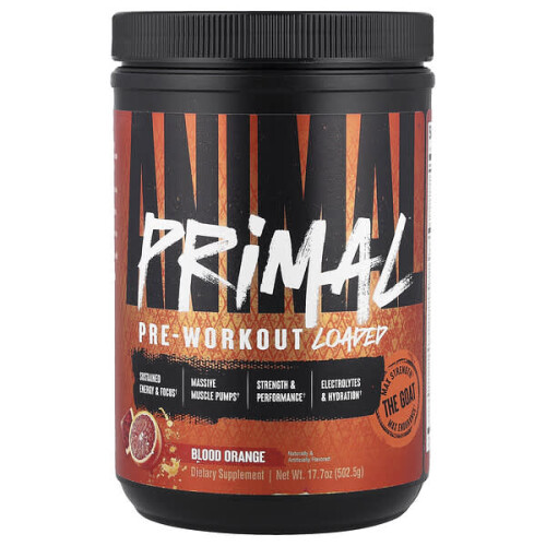 Primal Pré-Entraînement Chargé, Orange Sanguine