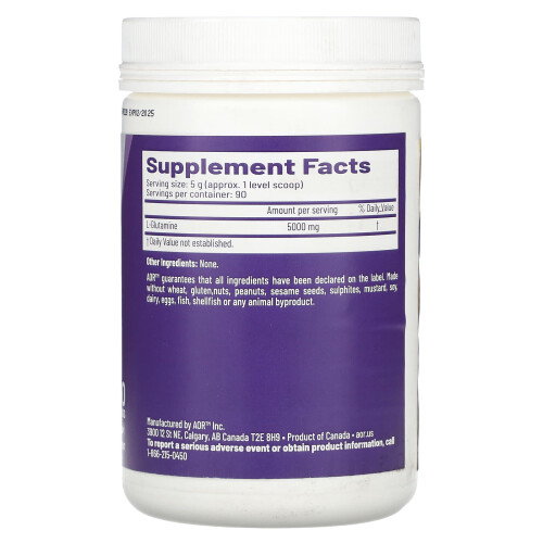 Advanced Orthomolecular Research AOR, L-Glutamin Pulver, Premium, 450 g 2