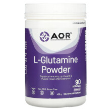 Advanced Orthomolecular Research AOR, Poudre de L-Glutamine, Premium, 450 g