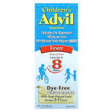 Advil, Kinder Advil, Fieber, Für 2-11 Jahre, Weiße Traube, 4 fl oz (120 ml)
