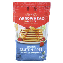 Arrowhead Mills, Bio-Glutenfreie Pfannkuchen- und Waffelmischung, 1 Pfund 6 Unzen (623 g)