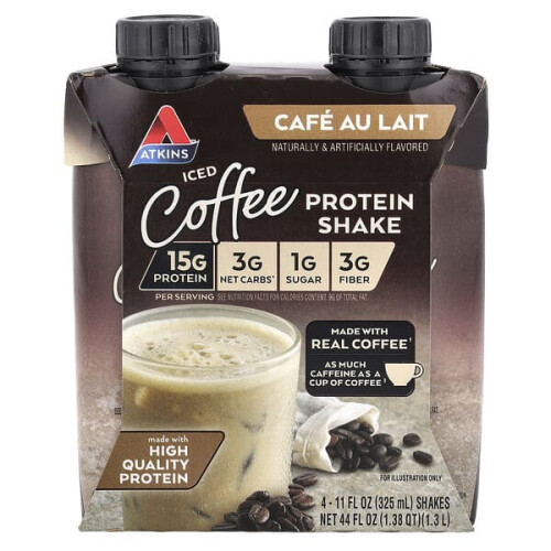 Eiskaffee-Protein-Shake, Café Au Lait