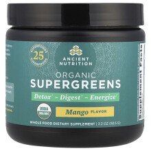 Organic SuperGreens, Mango