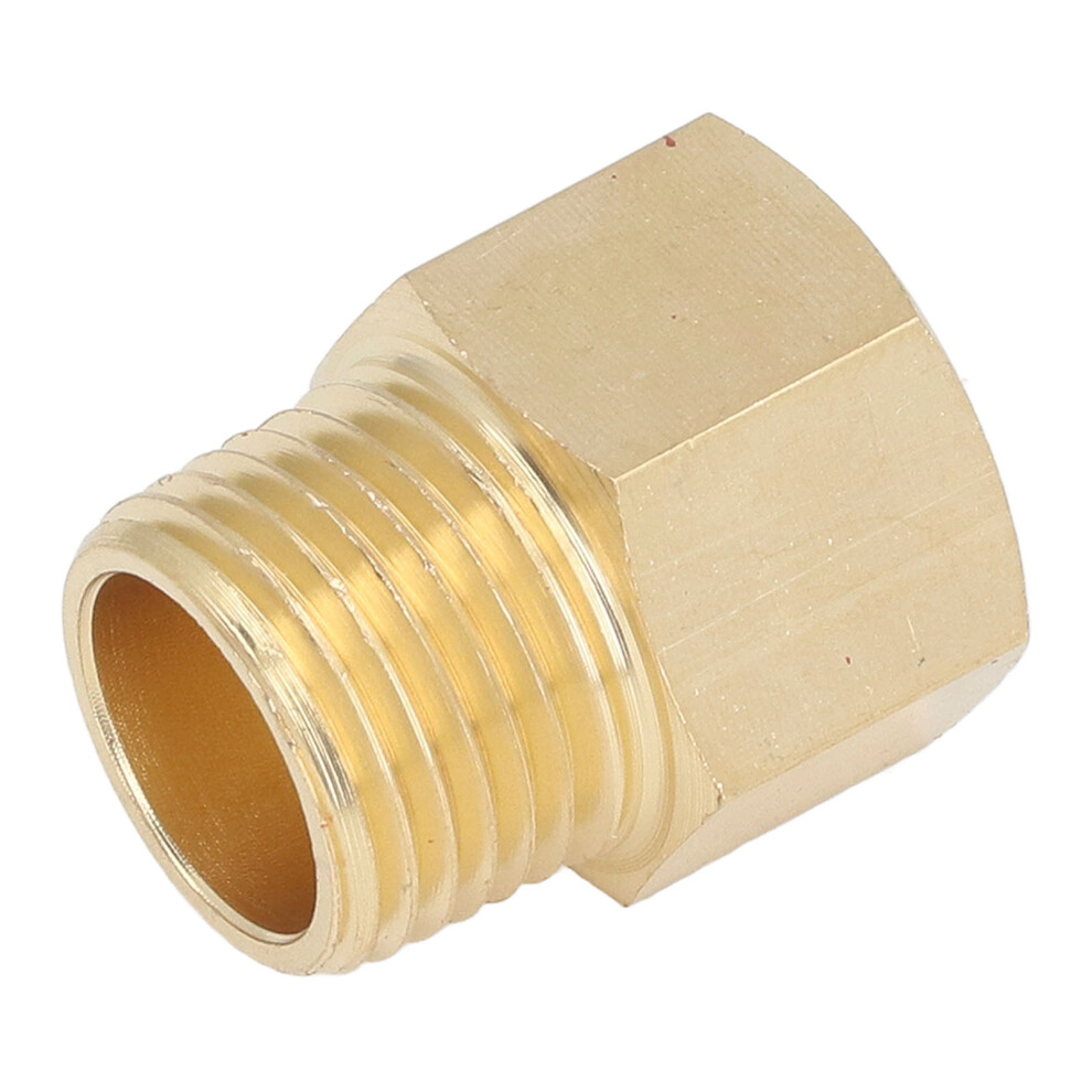10Pcs Brass Pipe Adapters 1/2In Npt Male To Female Plumbing Fittings 3151347970529