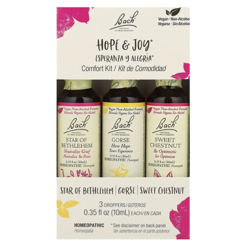 Bach Original Blüten-Essenzen, Comfort Kit, Hoffnung & Freude 1