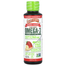 Barlean's, Pflanzliches Omega-3 aus Leinöl, Erdbeer-Bananen-Smoothie, 8 Unzen (227 g)