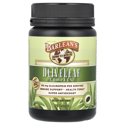 Barlean's, Olivenblatt-Komplex, 120 Softgels