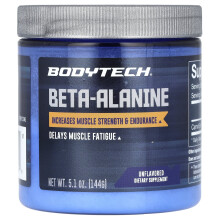 BodyTech, Bêta-Alanine, Non Aromatisé, 5.1 oz (144 g)