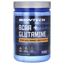 BodyTech, BCAA + Glutamine, Sans Saveur, 14,4 oz (409 g)