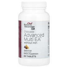 Bariatric Advantage, Multi Avancé EA à Croquer sans Fer, Fruits Mixtes, 60 Comprimés
