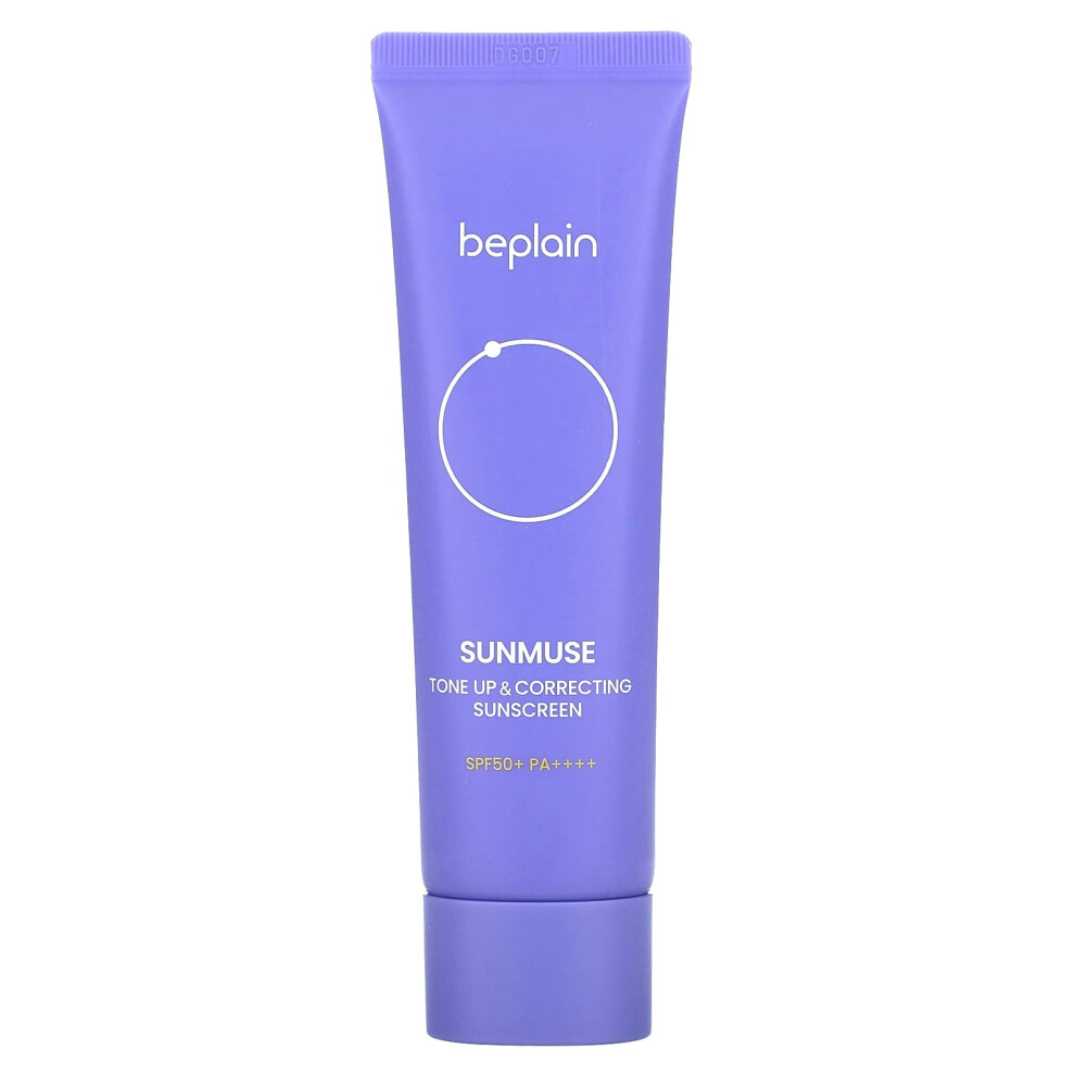 Beplain , Sunmuse, Tone Up & Correcting Sunscreen, Spf 50+, Pa ++++, 1.69 Fl Oz (50 Ml)