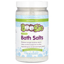 Boogie Wipes, Sels de Bain Apaisants, Eucalyptus, 15 oz (425 g)