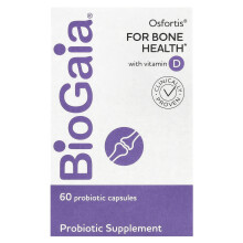 BioGaia, Osfortis avec Vitamine D, 60 Gélules Probiotiques