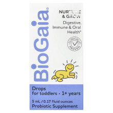 BioGaia, Gouttes Nourrir et Grandir, 1+ An, 0,17 fl oz (5 ml)