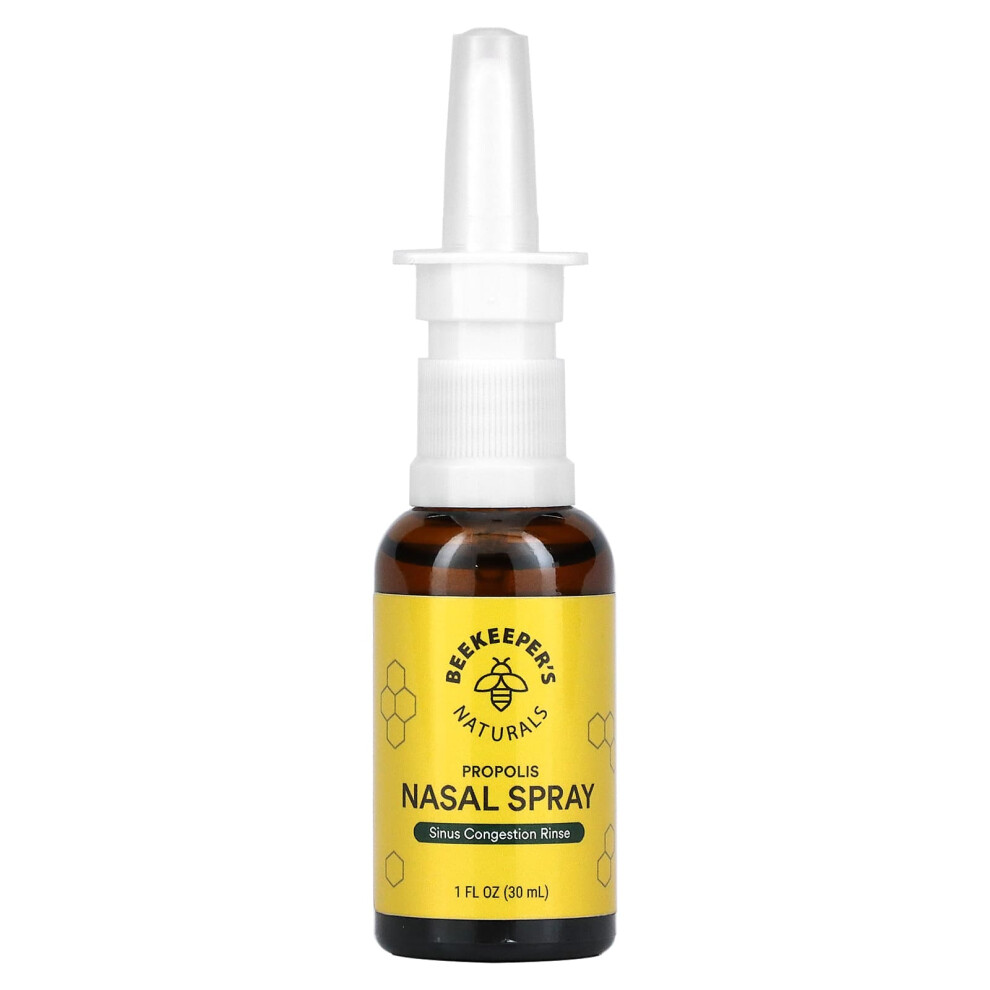 Beekeeper's Naturals , Propolis Nasal Spray, 1 Fl Oz (30 Ml)