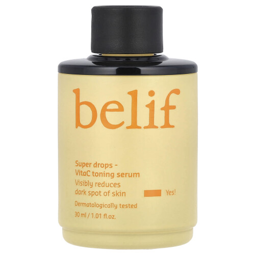 belif, Super Drops, VitaC Toning Serum, 1,01 fl oz (30 ml)