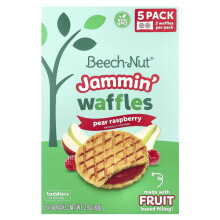 Jammin' Waffles, 12+ Months, Pear Raspberry