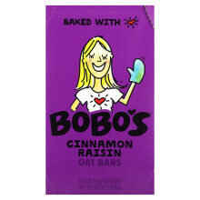Bobo's Haferriegel, Zimt-Rosinen-Haferriegel, 12 Riegel, je 3 Unzen (85 g)