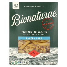 Bionaturae, Glutenfreie Reis- & Linsen-Pasta, Penne Rigate, 12 oz (340 g)