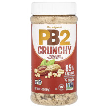 PB2 Foods, Knusprige Erdnussbutter in Pulverform, 6,5 oz (184 g)