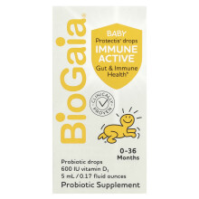 BioGaia, Protectis Bébé, Gouttes Probiotiques Immunité Active, 0-36 Mois, 0,17 fl oz (5 ml)