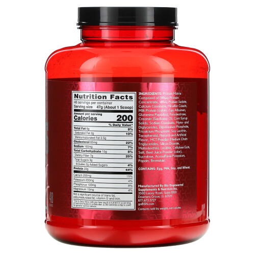 BSN BSN, Syntha-6, Ultra-Premium-Proteinmatrix, Erdbeermilchshake, 5 lb (2,27 kg) 2