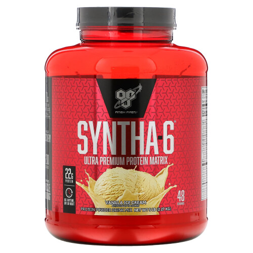 BSN BSN, Syntha-6, Ultra-Premium-Proteinmatrix, Vanilleeis, 5 lb (2,27 kg)