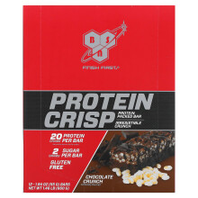 BSN, Protein Crisp, Croquant Chocolat, 12 Barres, 1,94 oz (55 g) Chacune