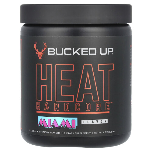 Bucked Up, Heat Hardcore, Miami, Erdbeere, Mango, Ananas, 8 oz (228 g)
