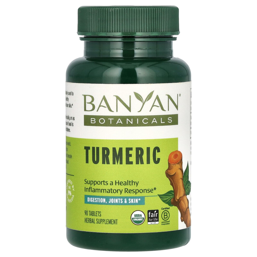 Banyan Botanicals , Turmeric, 90 Tablets