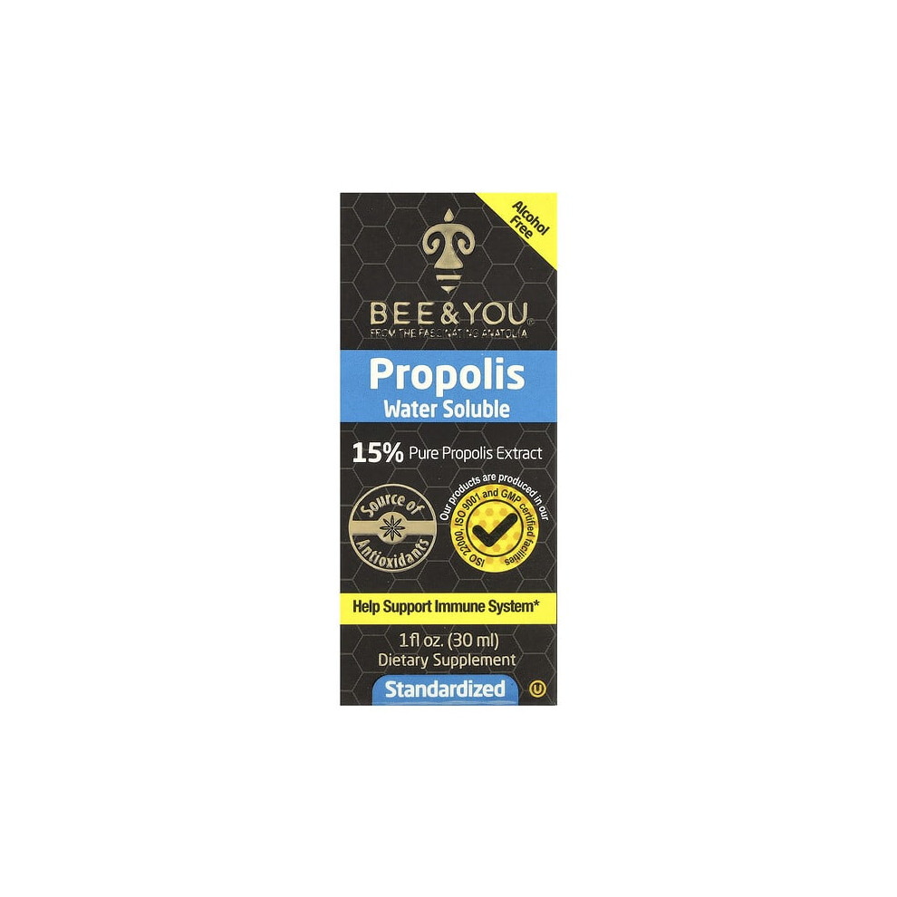 Bee & You Propolis Water Soluble, Alcohol Free