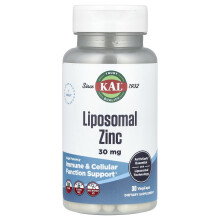 KAL, Liposomales Zink, Hochdosiert, 30 mg, 30 VegCaps