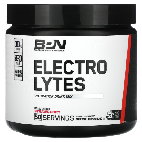 BPN, Elektrolyte, Hydrationsgetränkepulver, Erdbeere, 10,2 Unzen (290 g)