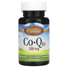 Carlson, Co-Q10, 200 mg, 30 Weichkapseln
