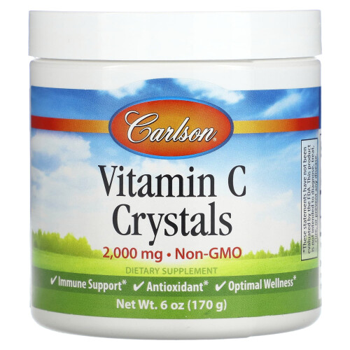 Carlson, Vitamin C Kristalle, 2.000 mg, 6 oz (170 g)