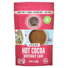 Coconut Cloud, Vegane Heiße Schokolade, Geburtstagskuchen, 7 oz (198 g)