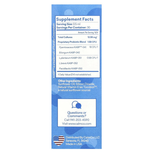 Colic Calm, Gouttes Probiotiques, 0,5 fl oz (15 ml) 2